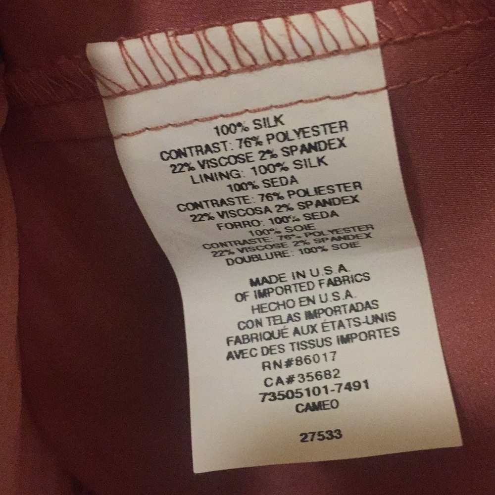 Vintage 90s Silk Dress - Picture 8 of 8